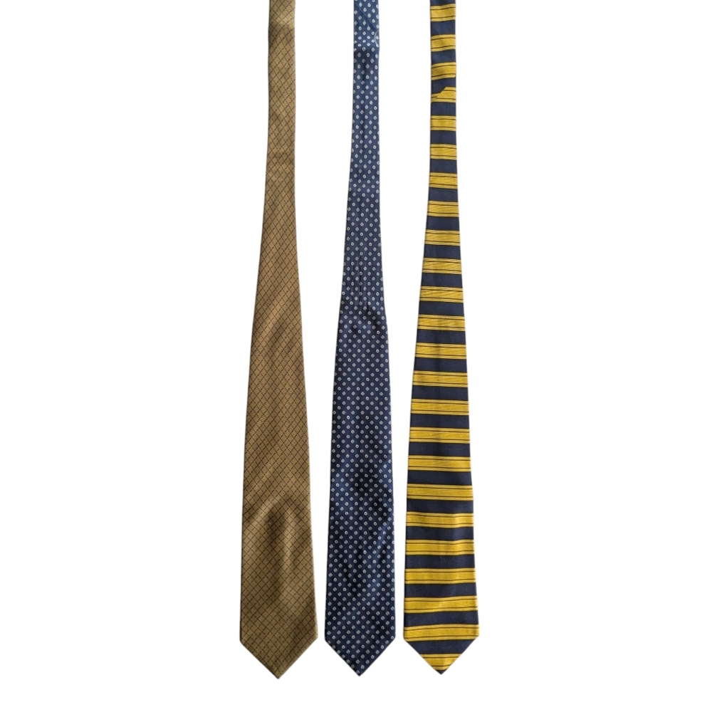 Brooks Brothers Set Of 3 Silk Ties